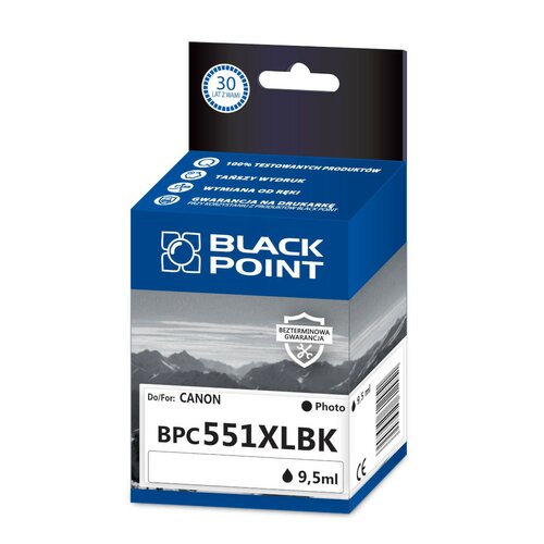 Kartridż atramentowy Black Point BPC551XLBK czarny