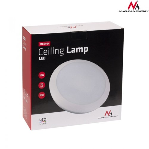 Maclean Plafon lampa led MCE144 sufitowa ścienna 16W