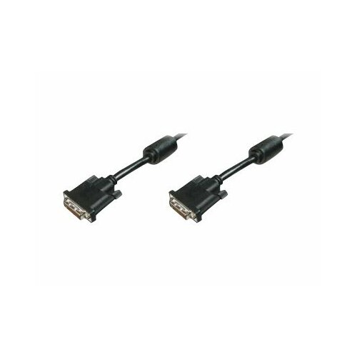 ASSMANN Kabel połączeniowy DVI-D DualLink Typ DVI-D (24+1)/DVI-D (24+1) M/M czarny 5m