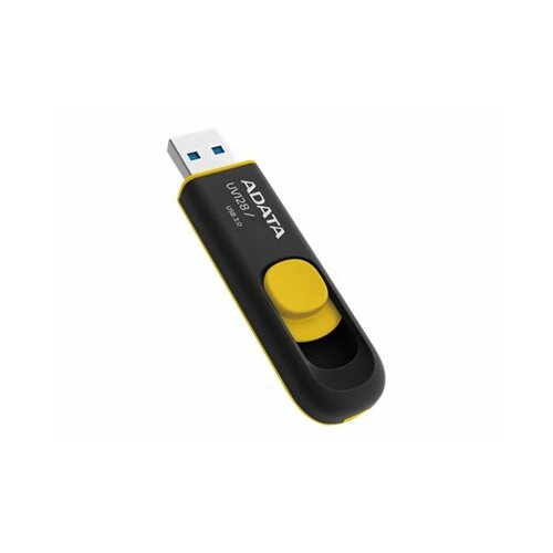 Adata Flashdrive UV128 16GB USB 3.0 czarno-żółty