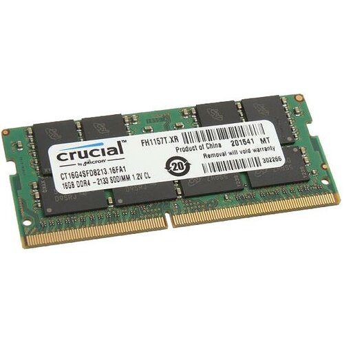 Crucial DDR4 16GB/2133 CL15 SODIMM 1.2V NON-ECC