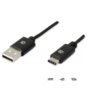 Kabel USB Manhattan USB 2.0 MIC-C/A M/M 1m, czarny