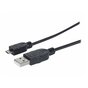 Kabel USB Manhattan USB 2.0 A-Micro B M/M 1,8m, czarny