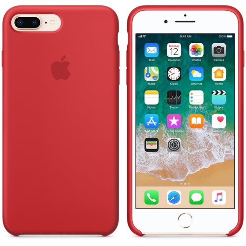 Apple iPhone 8 Plus / 7 Plus Silicone Case MQH12ZM/A - (PRODUCT) RED