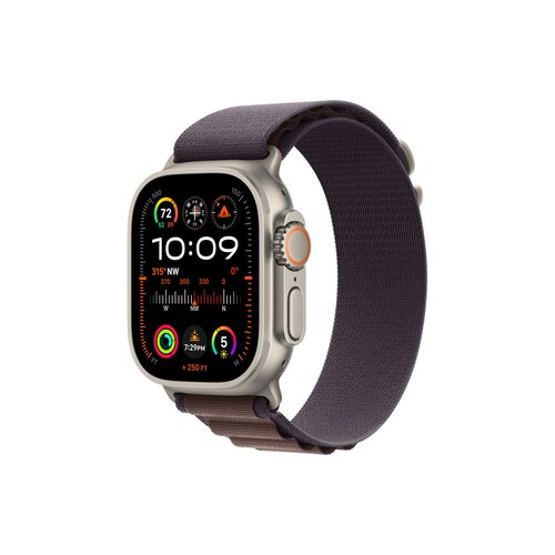 Smartwatch Apple Watch Ultra 2 GPS + Cellular koperta tytanowa 49mm + opaska Alpine indygo M