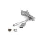 GEMBIRD KABEL USB MICRO AM + LIGHTNING 2.0 1M MAGNETYCZNY