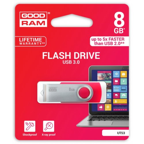 GOODRAM TWISTER RED 8GB USB3.0