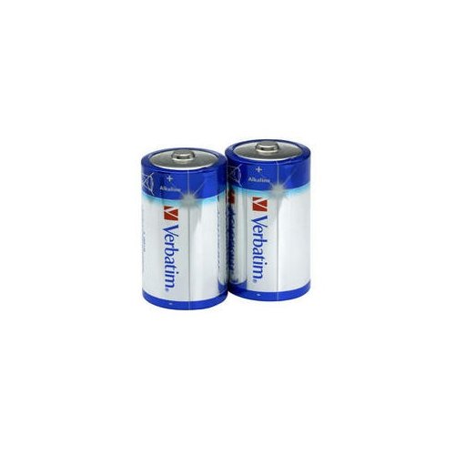 Verbatim Bateria Alkaliczna LR20(D)(2szt. blister)