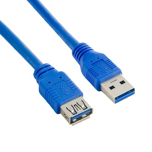 4world Kabel USB 3.0 AM-AF 2.0m|niebieski