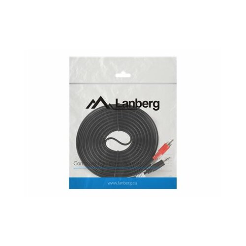 LANBERG Kabel Minijack - 2x Chinch M/M 5M
