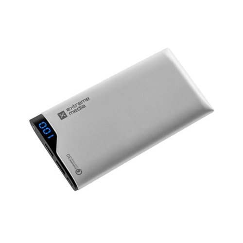 Power Bank Natec Extreme Media QC-100 silver Qualcomm Quick Charge 3.0 (10000 mAh) 
