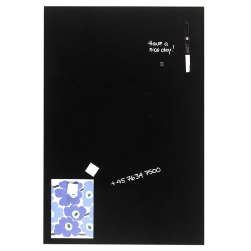 Tablica magnetyczna NAGA 40x60 szklana czarna