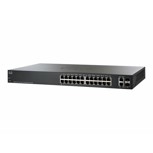 Cisco SF220-24P-K9-EU 24x10/100 PoE, 2x GbE Combo Smart+ Switch