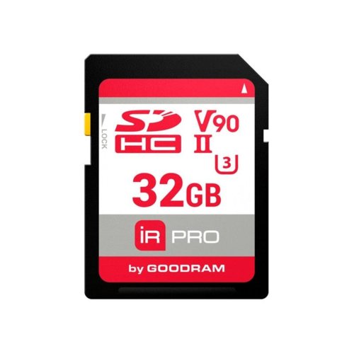 GOODRAM SDHC 32GB V90 UHS-II U3 280/240 Mb/s Iridium Pro