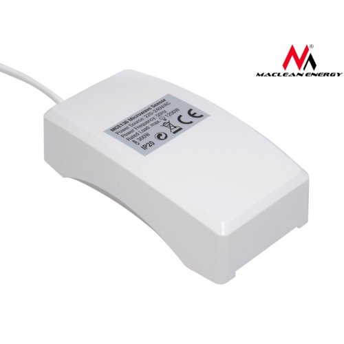 Maclean Czujnik ruchu mikrofalowy z zewnętrznym sensorem zmierzchowym, MCE136 1200W zasięg 2m-16m