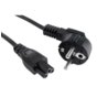 Kabel zasilający Akyga AK-NB-08A CEE 7/7 - IEC C5 do notebooka (koniczynka) 250V/50Hz 2,5A 1,0m czarny