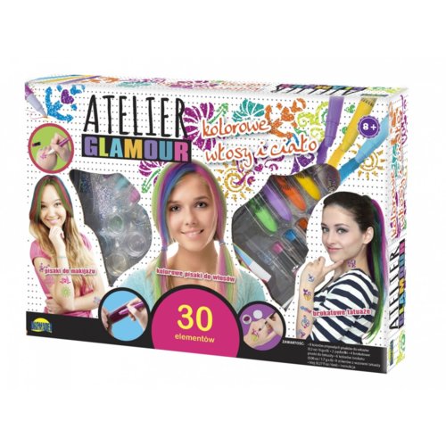 Dromader Atelier Glamour Kolorowe włosy i ciało
