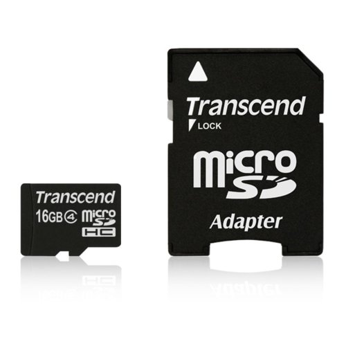 Transcend microSD 16GB Class4 + adapter