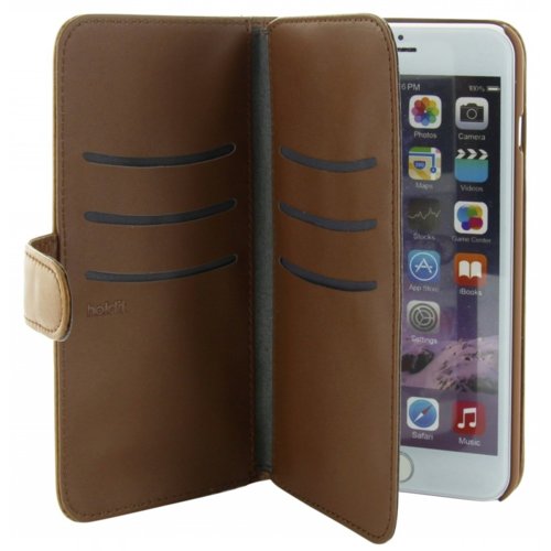 Holdit Etui walletcase 6 kart iPhone 6/6S Plus brązowe