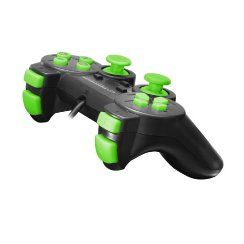 Gamepad PS3/PC USB Esperanza "Trooper" czarno-zielony