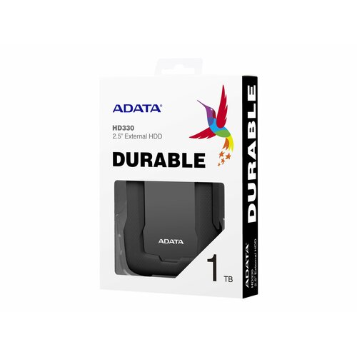 Adata Durable Lite HD330 1TB 2.5'' USB3.1 Czarny