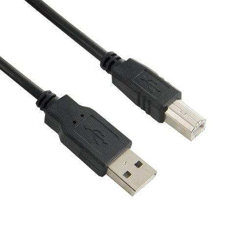 4World Kabel USB 2.0 A-B M/M 3m Ferryt|black