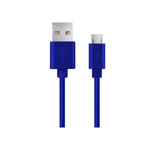 Kabel USB ESPERANZA Micro USB 2.0 A-B M/M 1,8m | niebieski