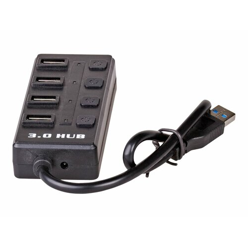 Hub USB Akyga AK-AD AK-AD-33 ( 4x USB 3.0 ; czarny )