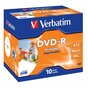 Verbatim DVD-R 16x 4.7GB 10P JC PRINTABLE 43521