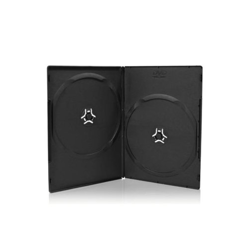 Gembird Pudełko DVD 2 (14mm) Czarne (100-Pack)