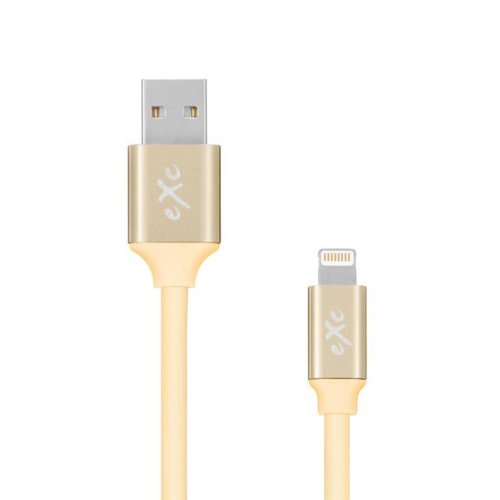 Kabel USB 2.0 eXc STRONG USB A(M) - Lightning 8-pin(M), 2m, złoty