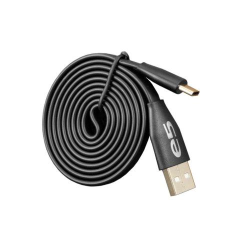 Kabel micro USB typu C E5 czarny 1m 