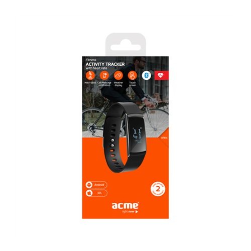 Smartwatch Monitor aktywności ACME ACT303 activity tracker z pulsometrem (czarny)