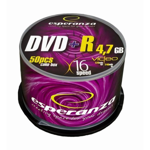 DVD+R ESPERANZA 16x 4,7GB (Cake 50)