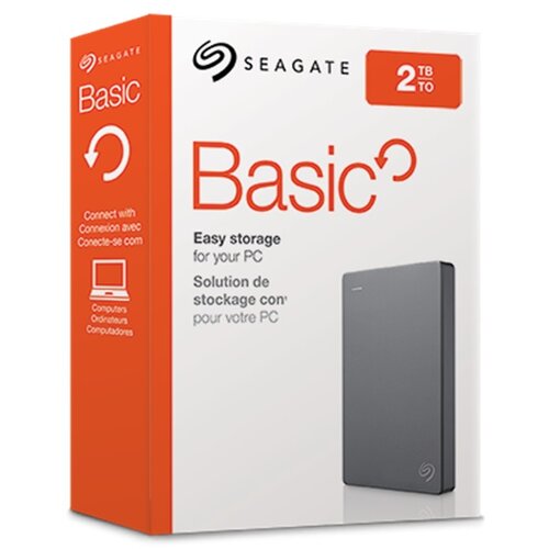 Dysk Seagate Basic 2TB szary