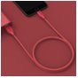 AUKEY CB-AL1 Red nylonowy szybki kabel Quick Charge Lightning-USB | 1.2m | certyfikat MFi Apple