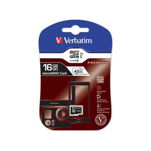 Verbatim Micro SDHC 16GB Class10