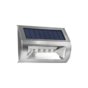 Maclean Solarna lampa ścienna 5 SMD MCE170 inox