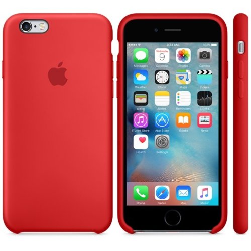 Apple iPhone 6s Silicone Case (PRODUCT)RED MKY32ZM/A