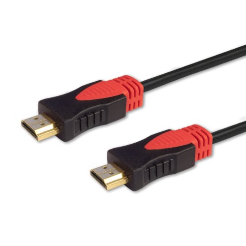 Kabel HDMI SAVIO CL-96 3m, OFC, złote końcówki, v2.0 4K 3D Czarny