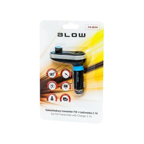 BLOW Transmiter FM 1,4' LCD 2xUSB 2,1A