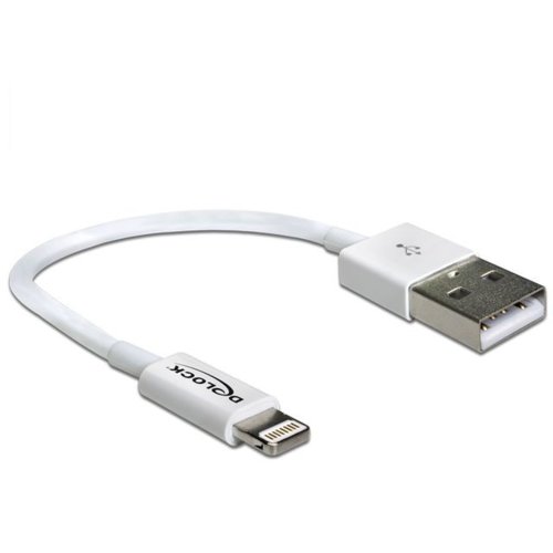Delock Kabel USB 8pin Apple Lightning 15cm biały