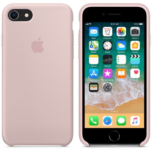 Apple iPhone 8 / 7 Silicone Case MQGQ2ZM/A - Pink Sand