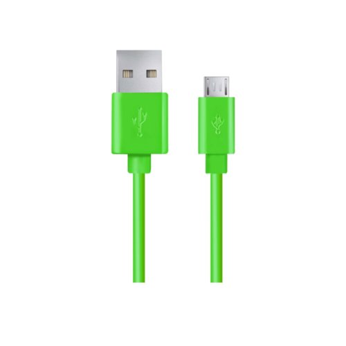 Kabel USB ESPERANZA Micro USB 2.0 A-B M/M 1,0m | zielony