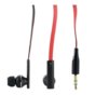 4world Słuchawki MP3 DuoColor Flat | jack 3.5mm | 1.2m | czerwono-czarne 08482