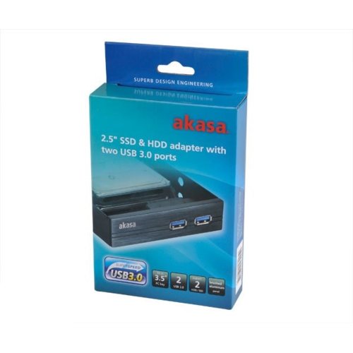 Akasa Panel USB 3.0 2.5" SSD/HDD AK-HDA-06BK