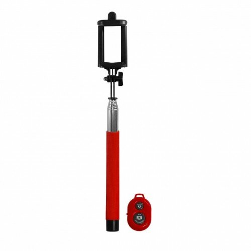 ART Selfie Stick bezprzewodowy BT KS20A - OEM czerwony