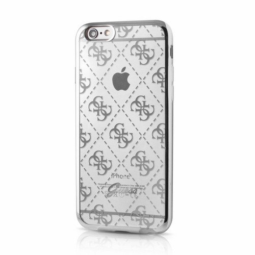 GUESS Hardcase GUHCP6TR4GSI iPhone 6/6S silver 4G transparent