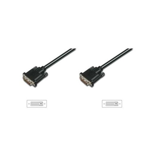 ASSMANN Kabel połączeniowy DVI-D DualLink Typ DVI-D (24+1)/DVI-D (24+1) M/M czarny 2m