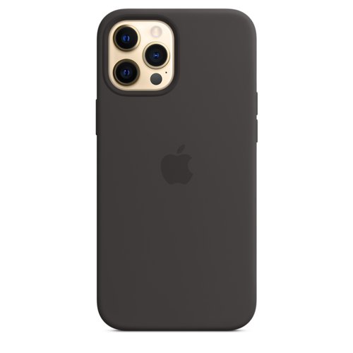 Etui iPhone 12 Pro Max Silikonowe z funkcją MagSafe  Czarny